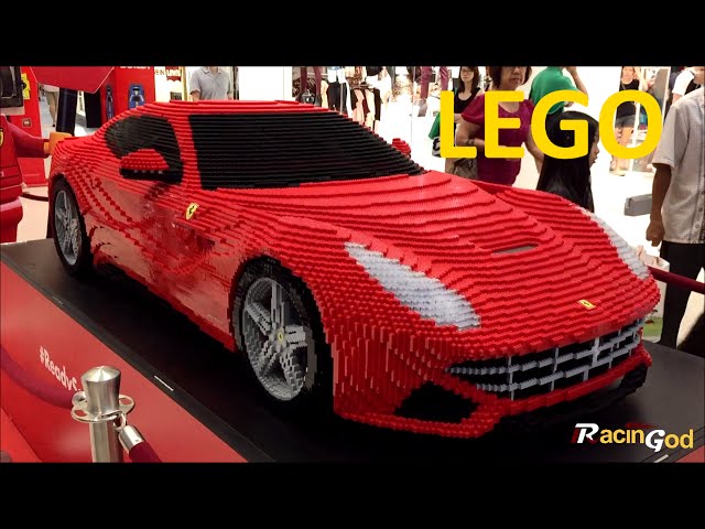 LEGO Ferrari F12 Berlinetta and Classic Ferrari - Filmed With iPhone 6