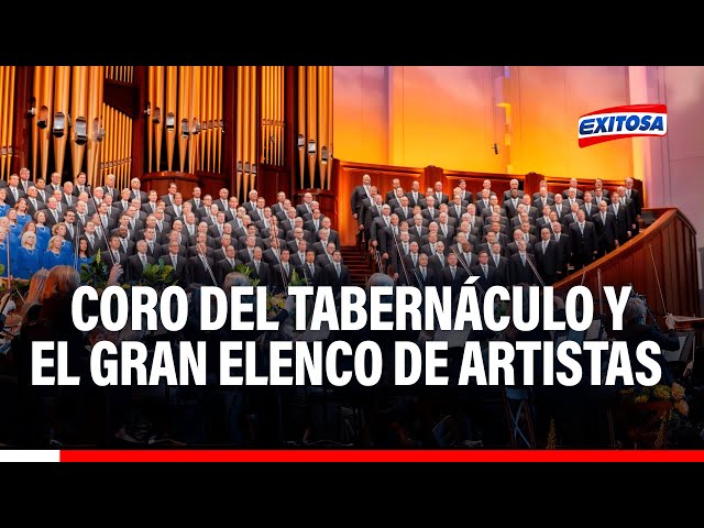 🔴🔵El Coro del Tabernáculo y el gran elenco de artistas que participarán en su show gratuito