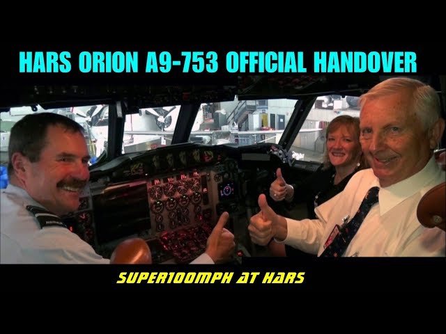 HARS ORION A9-753 Official Handover Full Video