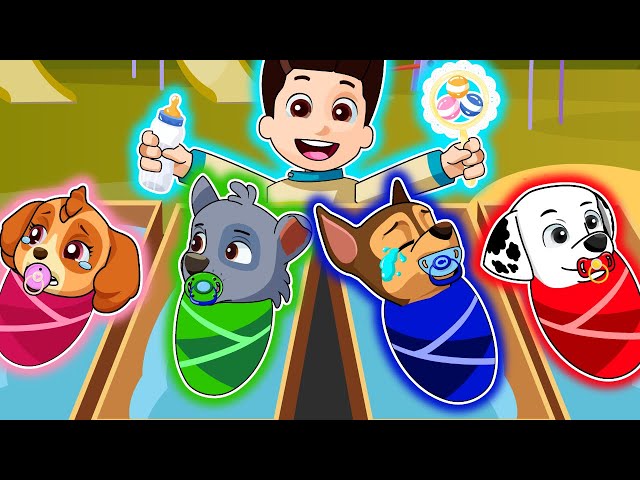 Brewing Cute Baby Factory! Ryder's Daily Life Story - PAW Patrol Ultimate Rescue | Rainbow Friends 3