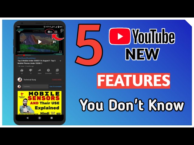 Top 5 New Most Important YouTube Features You Don't Know !! Top 5 New YouTube features In 2021 !!