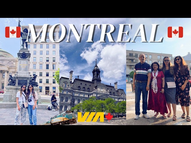 Toronto to MONTREAL Trip  by VIA Rail | Hyatt Centric Review | Old Montreal, Notre Dame | Part 1