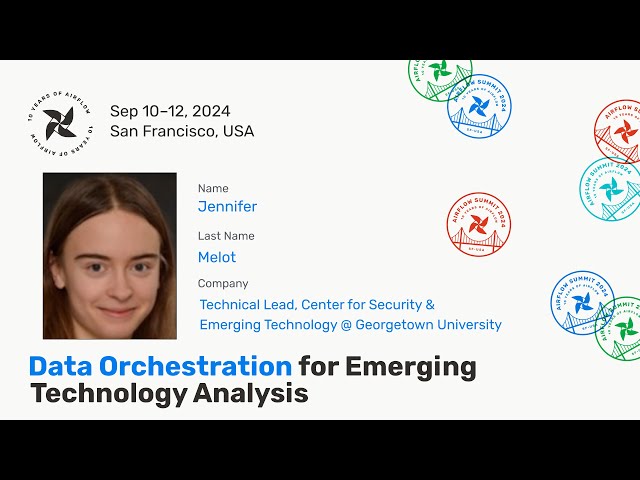 Data Orchestration for Emerging Technology Analysis