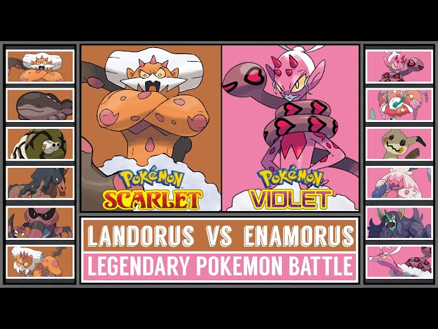 ENAMORUS vs LANDORUS | Legendary Pokémon Battle [Pokémon Scarlet&Violet]