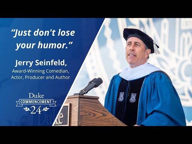 Jerry Seinfeld | Duke's 2024 Commencement Address