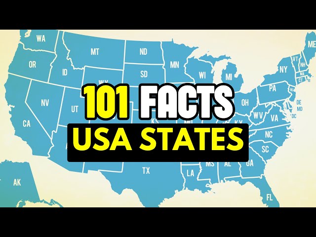 101 Mind-Blowing Facts About All 50 USA States🌎🇺🇸