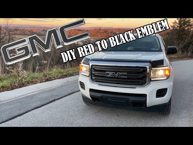 How to replace emblems - Red to Black - GMC Sierra Terrain Canyon