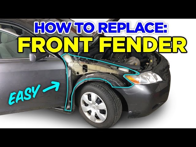 How To: Remove & Replace Front Fender 2007-2011 Toyota Camry