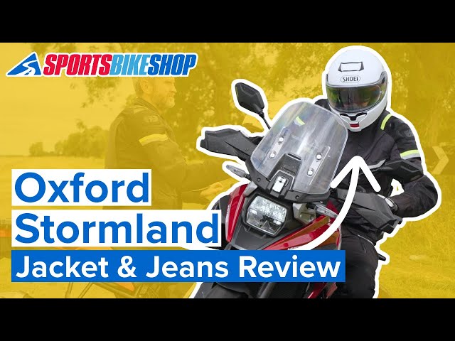 Oxford Stormland D2D motorcycle jacket & jeans review - Sportsbikeshop