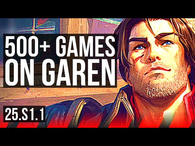 GAREN vs AMBESSA (TOP) | 500+ games | NA Grandmaster | 25.S1.1