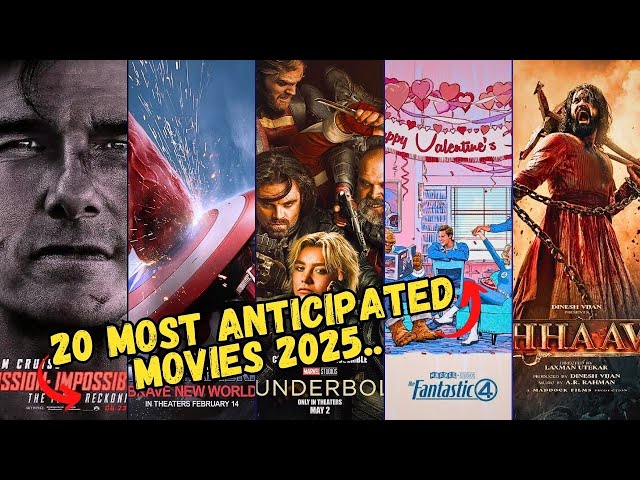 25 MOST ANTICIPATED MOVIES OF 2025..🤯 || UPCOMING MOVIES 2025 LIST || #2025movies #marvel