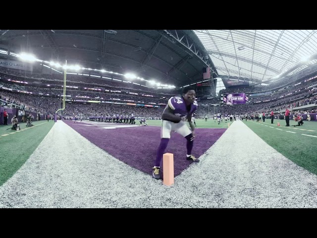 Vikings-Lions 360 Video Highlights