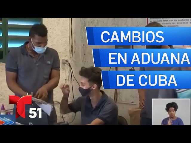 Aduana de Cuba hace cambio en límite de importación