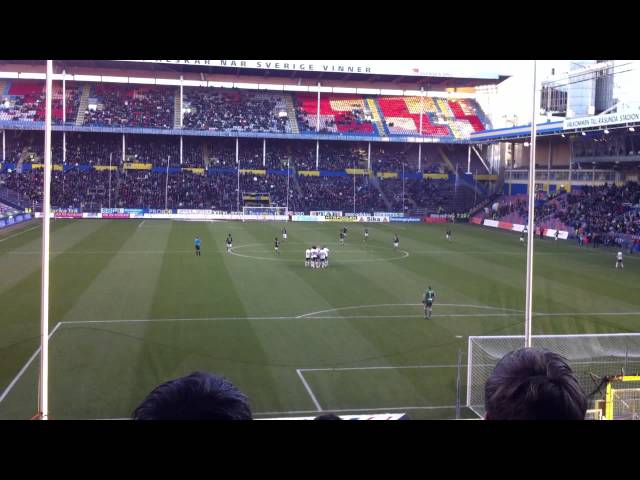 AIK-Häcken 111016. Martin Mutumba 1-0 målet!