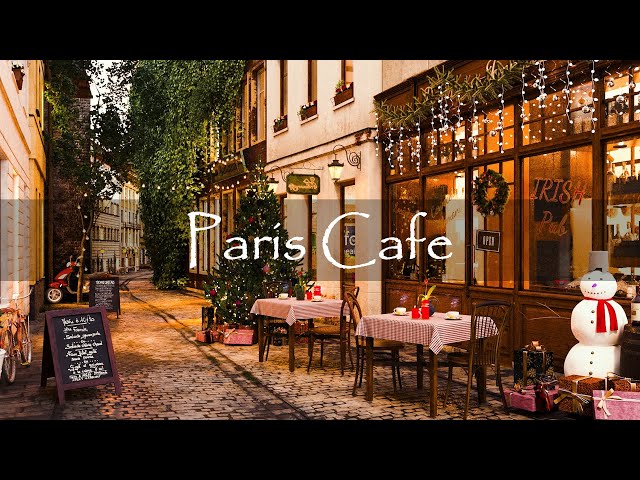 France Coffee Shop Ambience with Jazz Music - Positive Bossa Nova Jazz Music for Unwind, Relax Mood