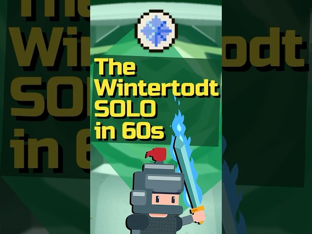 Wintertodt SOLO OSRS Boss Guide in 60s! #shorts