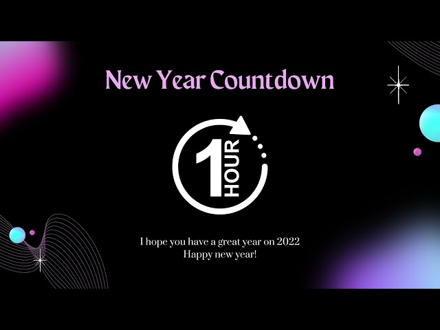 Countdown to 2023: One Hour New Year's Eve Timer | Last 10 sec Timer |