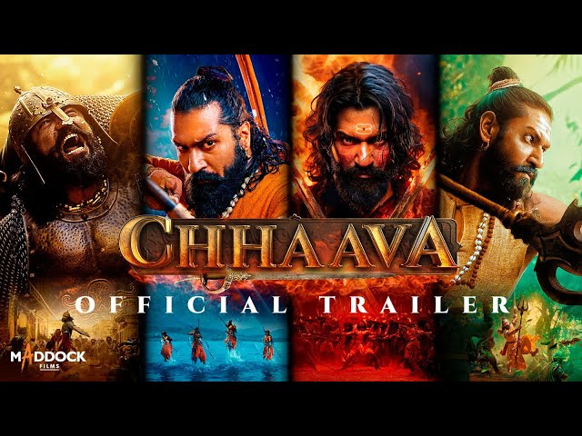 Chhaava | Official Trailer | Vicky K | Rashmika M | Akshaye K | Dinesh Vijan | Laxman U | 14th Feb