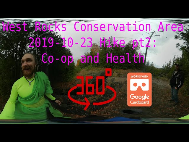 West Rocks Conservation Area Hike pt2: Co-op and Health 360 VR