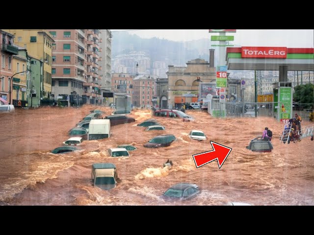 5 minutes ago, flash floods suddenly hit Italy ! Elba Island were destroyed sInk