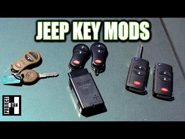 JEEP GRAND CHEROKEE WJ LOCK OUT, FOB PROGRAMMING, AND KEY MODS