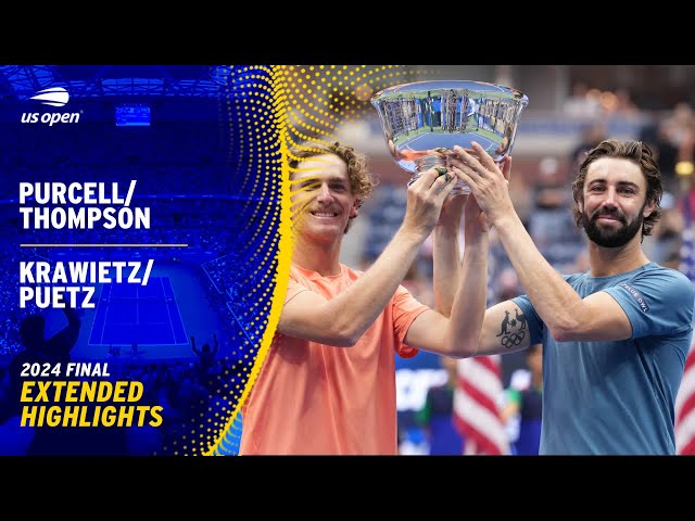 Purcell/Thompson vs. Krawietz/Puetz Extended Highlights | 2024 US Open Final