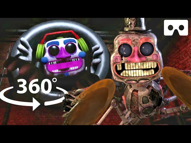 360° DJ MUSIC MAN Boss Fight in VR! FNAF Security Breach