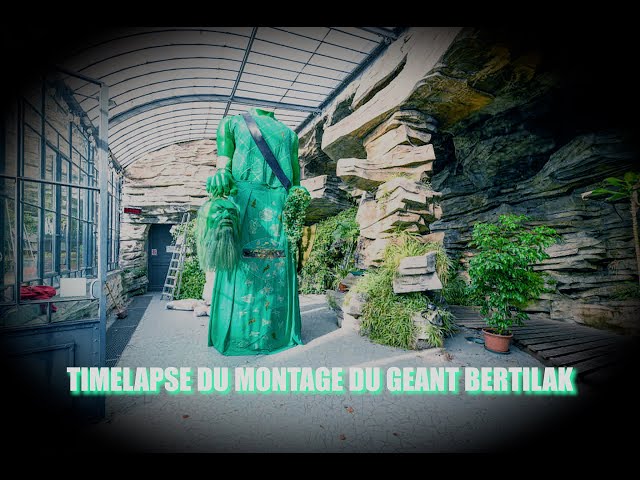 ◉ ATH (B), dimanche 23 octobre 2022 | Montage du géant Bertilak the Green Knight - Le timelapse