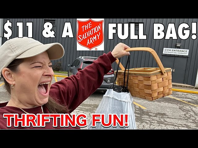 I have NO SHAME! THRIFT STORE SHOPPING IN SALVATION ARMY & THRIFT HAUL! Thrifting home decor!