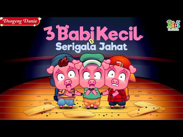 Tiga Babi kecil & Serigala Jahat | Dongeng Anak Bahasa Indonesia | Cerita Rakyat & Dongeng Nusantara