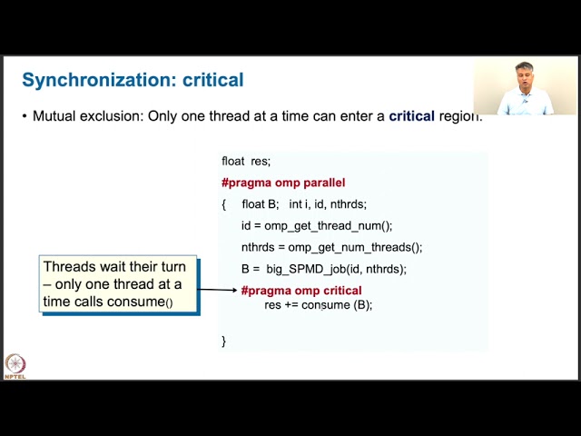 Week 4: Lecture 2: Synchronization and Parallel Loops in OpenMP