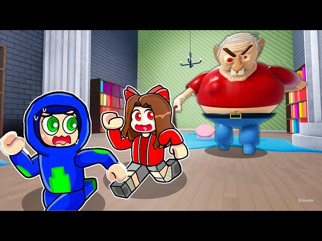 Escape the Evil Grandpa Roblox OBBY 😱