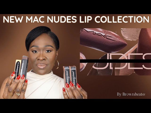 NEW! MAC NUDES LIPSTICK COLLECTION l LIPSTICK HAUL