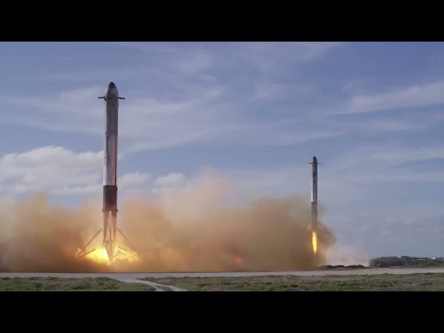 SPACEX Falcon 9 first stage Returning to Landing Zone 4 at Vandenberg Space Force Base @SpaceX