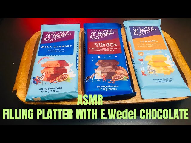 Filling platter with E wedel chocolate asmr | ASMR 😍