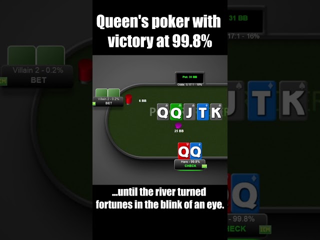 👑🚫 Queens Crushed by Straight Flush! 🌊🃏#pokerlife #poker #quad #straightflush #royalflush