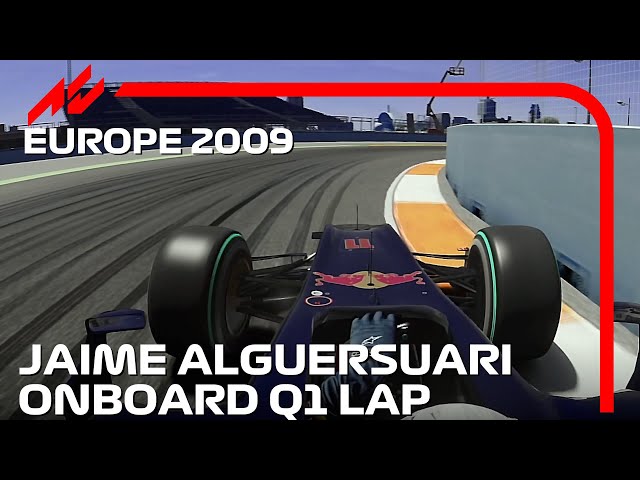 Jaime Alguersuari Onboard at Valencia | 2009 European Grand Prix | #assettocorsa