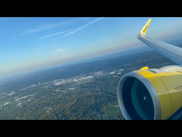 Spirit Airlines A320 Neo Takeoff from Cleveland (CLE)