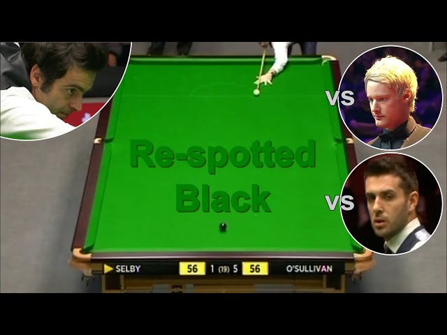 Ronnie O'Sullivan vs Selby and Robertson | Re-Spotted Black