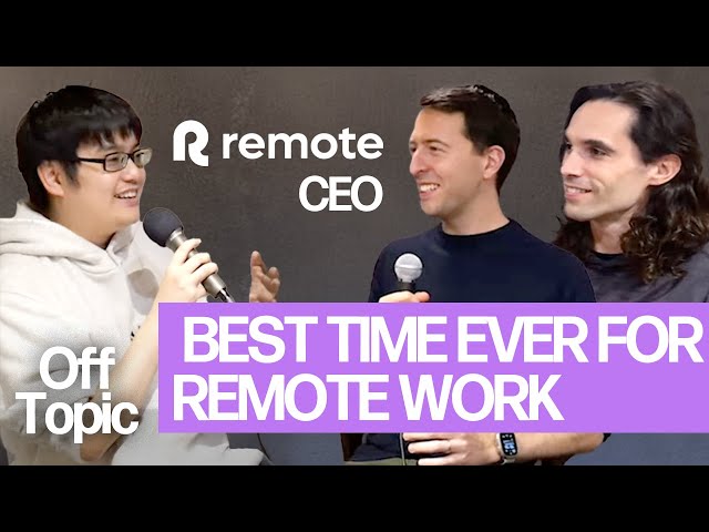 How Remote is Changing the Employment Landscape with Remote Job van der Voort and Marcelo Lebre