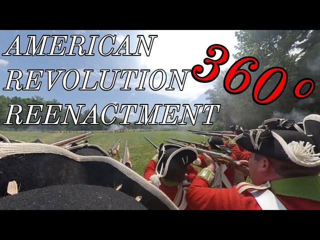 360° Revolutionary War Reenactment | Old Sturbridge Village 2019, Saturday Battle