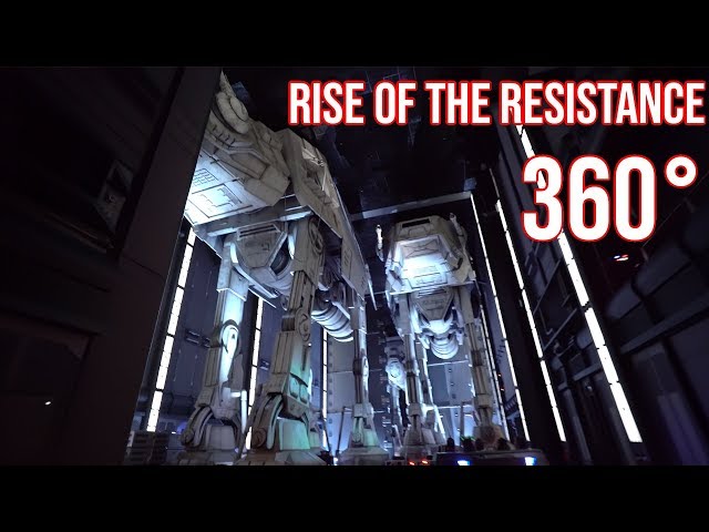 Disney World Ride Videos | Rise of the Resistance Ride 360° | Star Wars Ride Walt Disney World