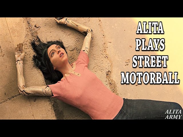 Alita Plays Street Motorball [Horizontal Flip]