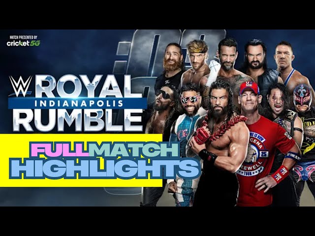 WWE ROYAL RUMBLE 2025 HIGHLIGHTS FULL MATCH | WATCH 2025 MENS ROYAL RUMBLE