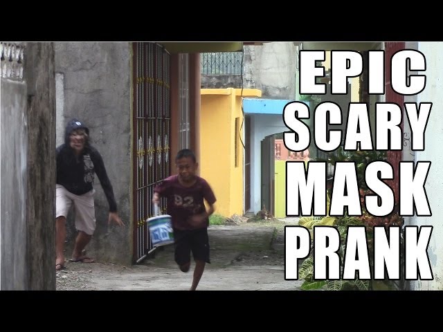 Epic Scary Mask Prank - Pinoy Public Pranks