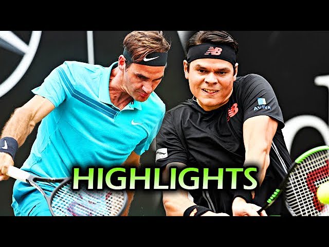 Federer vs Raonic - Stuttgart 2018 Final (HD60) Highlights