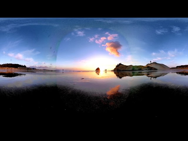 Oregon Coast Sunset 360 Virtual Reality