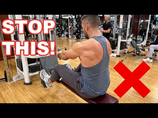 How to PROPERLY Seated Cable Row (DO THIS NOW)