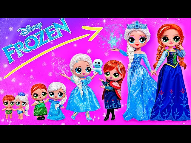 Frozen: Elsa Dan Anna Tumbuh Besar! 32 Kreasi Boneka