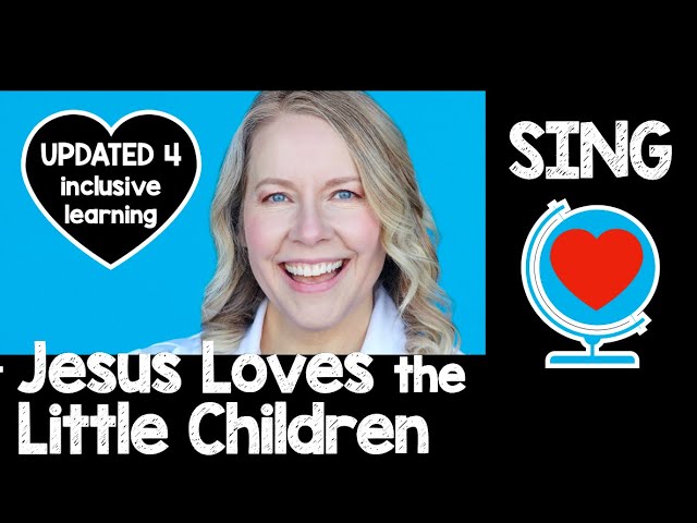 Jesus LOVES the Little Children (black, white, brown and tan) Education Inclusive Learning